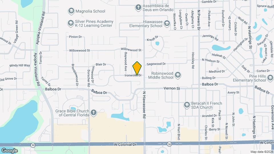 7010 Ironwood Dr Map and Location Details