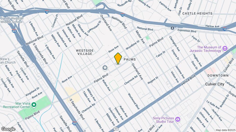 10773 Palms Blvd Map and Location Details
