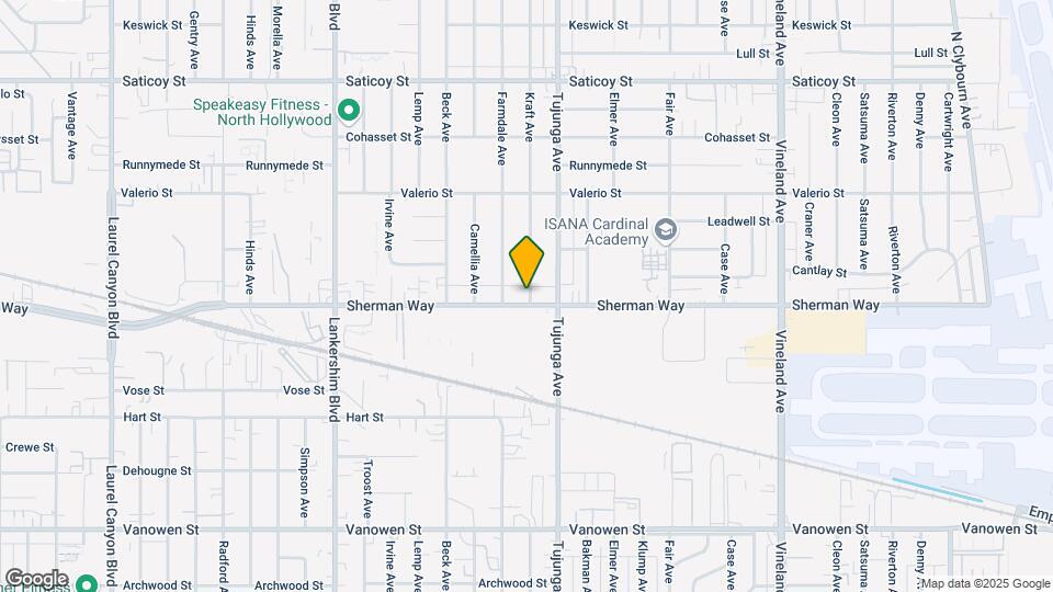 11435 Sherman Way Mapa y Detalles de la Ubicación