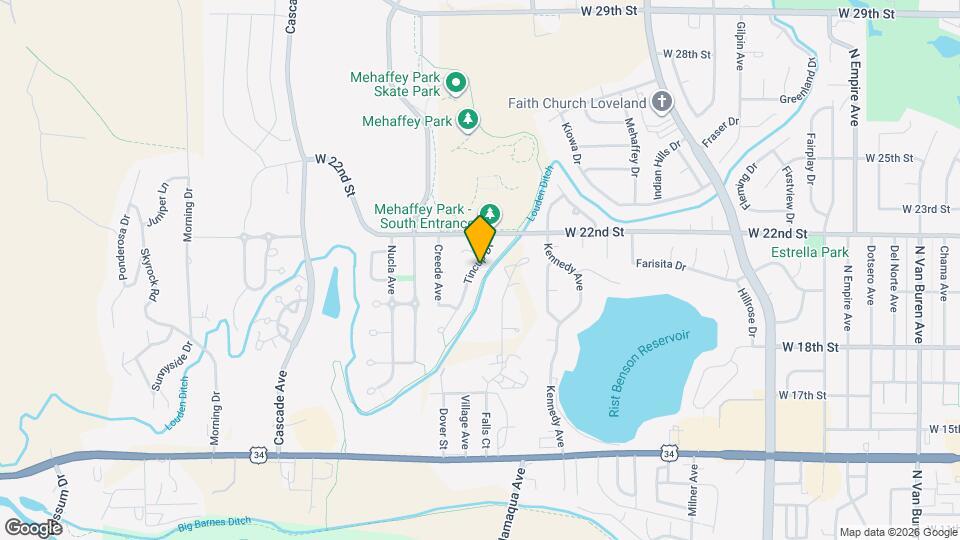 2086 Tincup Dr Map and Location Details