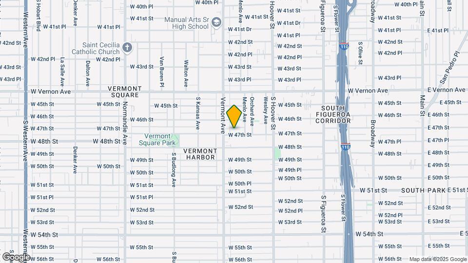 965 W 47th St Map and Location Details