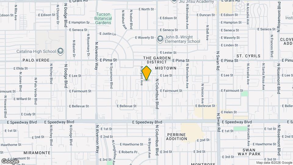 1518 N Bryant Ave Map and Location Details