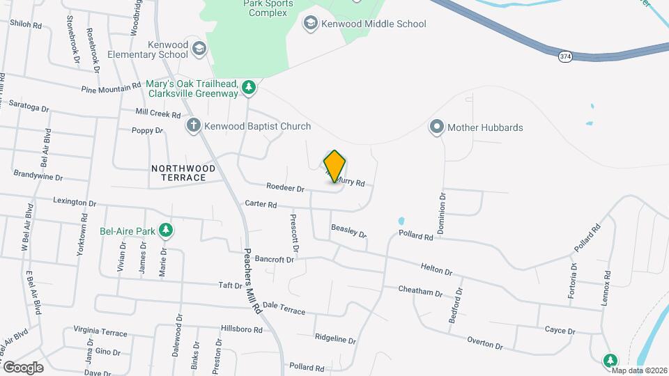 977 Roedeer Dr Map and Location Details