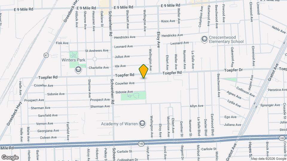 13923 Couwlier Ave Map and Location Details