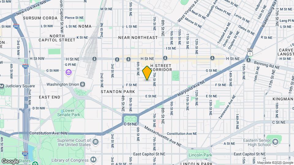 632 F St NE Map and Location Details