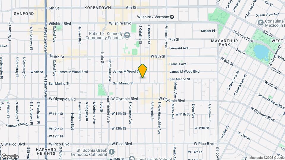 924 S Catalina St Map and Location Details
