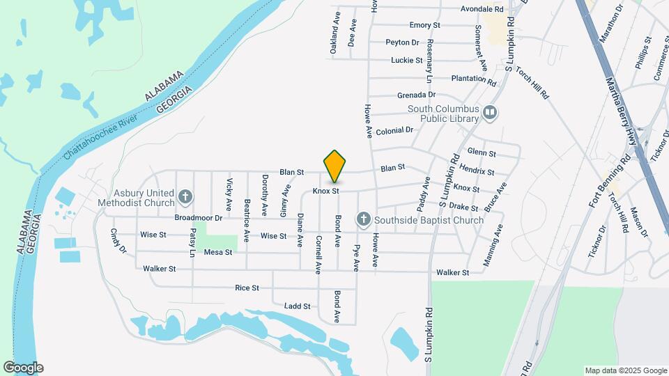 2843 Knox St Map and Location Details