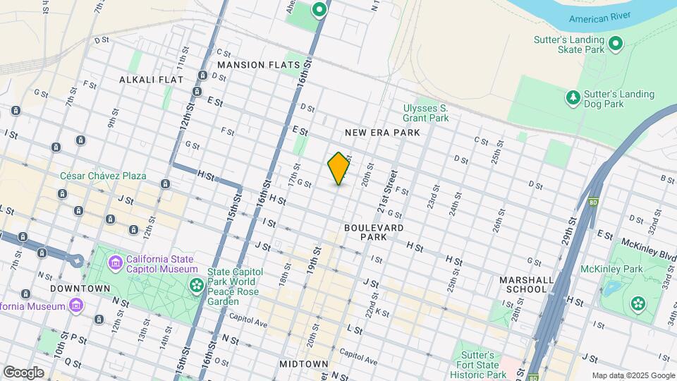 725 19th St Mapa y Detalles de la Ubicación