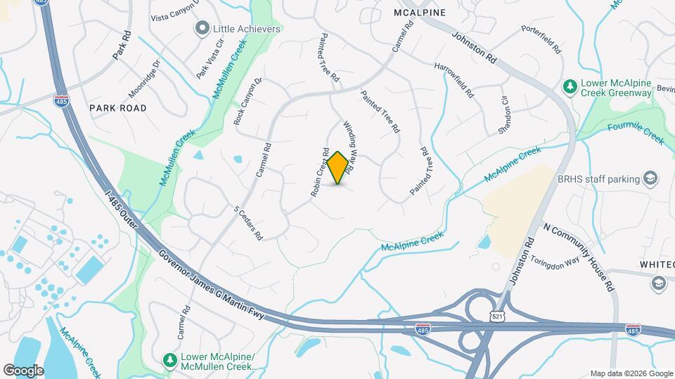 11501 Winding Way Rd Map and Location Details