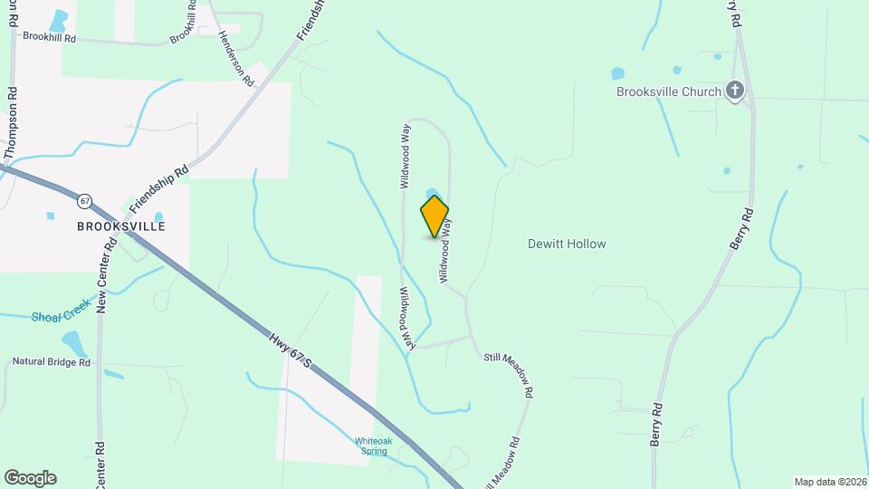 607 Wildwood Way Map and Location Details