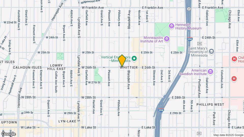 123 W 26th Street Apartments Mapa y Detalles de la Ubicación