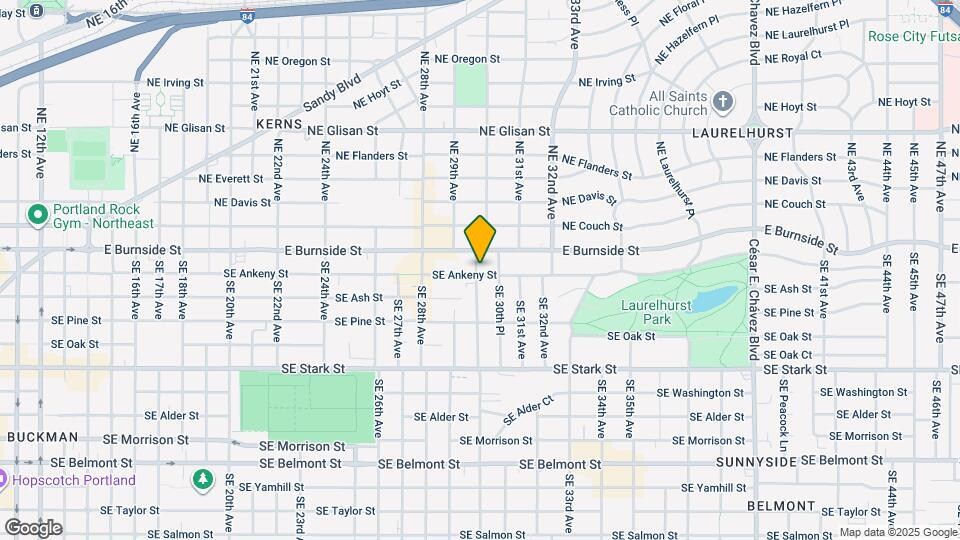 3001 SE Ankeny St Map and Location Details