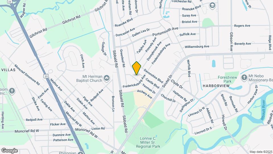 8921 Yeoman Dr Map and Location Details