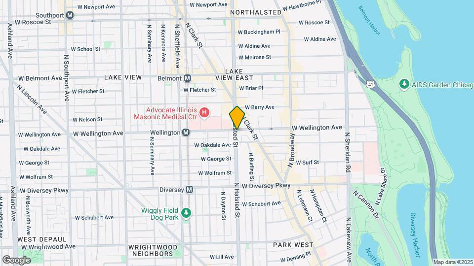 2959 N Halsted St Map and Location Details