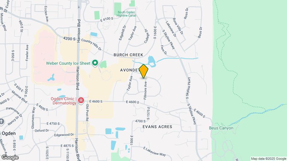 4453 Fillmore Ave Mapa y Detalles de la Ubicación