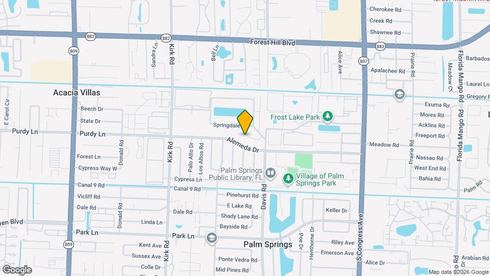 922 Springdale Cir Map and Location Details