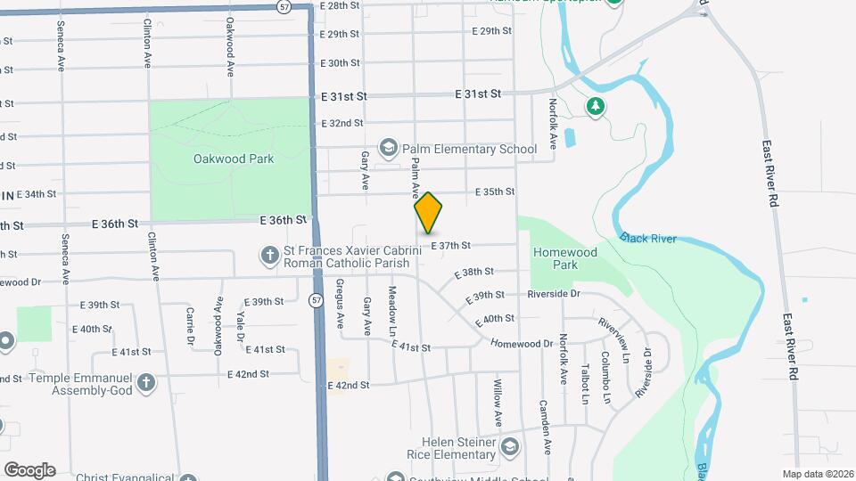 2425 E 37th St Map and Location Details