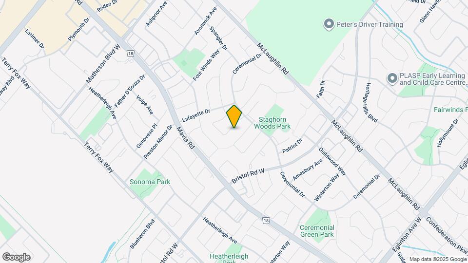 684 Savoy Crescent Map and Location Details