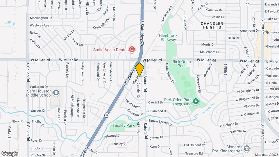 2100 Camden Dr Map and Location Details