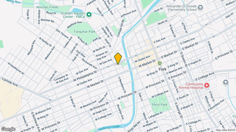 252 W Philadelphia St Map and Location Details