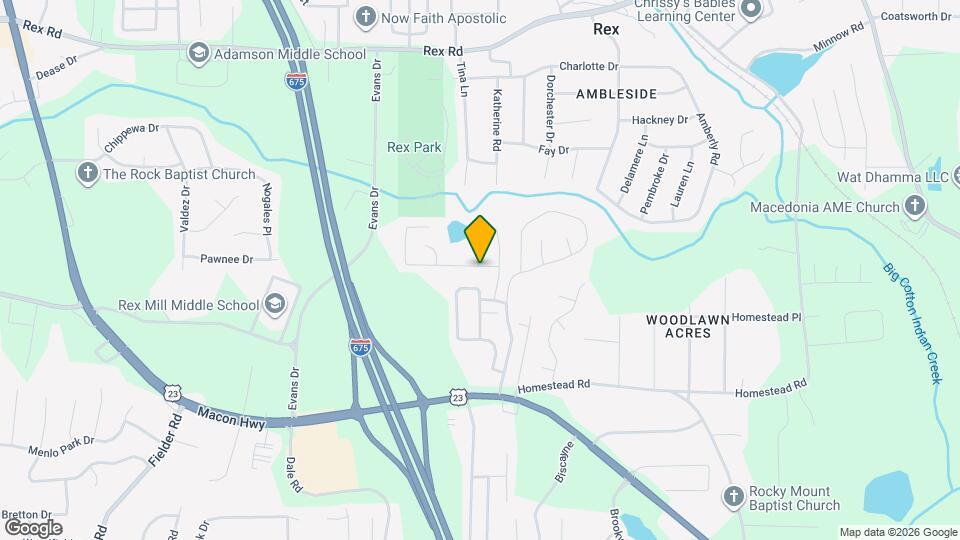 3563 Creekview Dr Map and Location Details