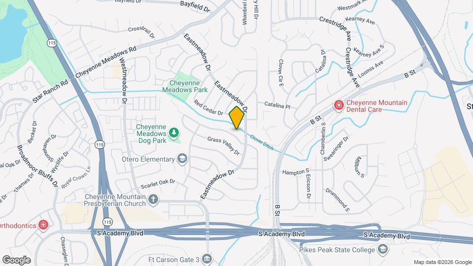 1452 Canoe Creek Dr N Map and Location Details