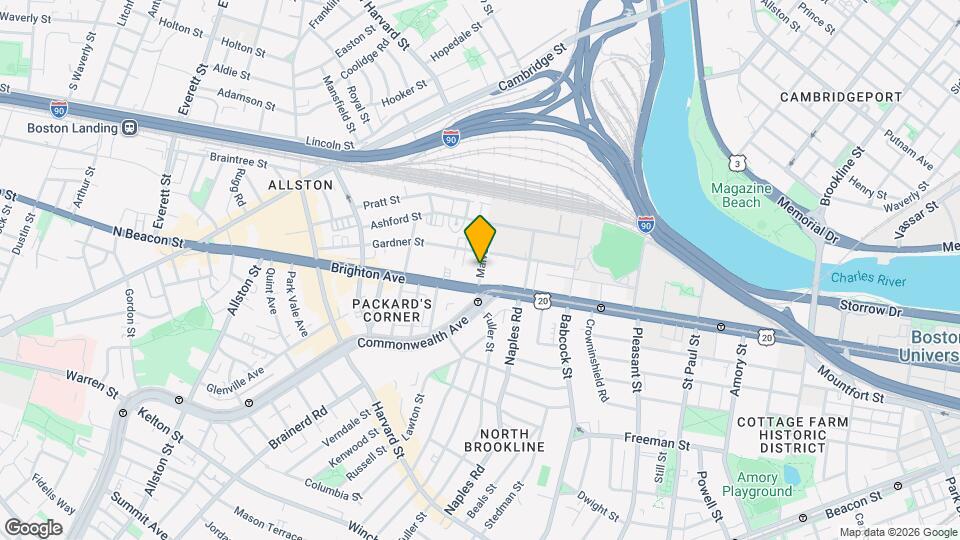 50 Malvern St Map and Location Details
