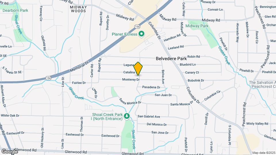 2956 Monterey Dr Map and Location Details
