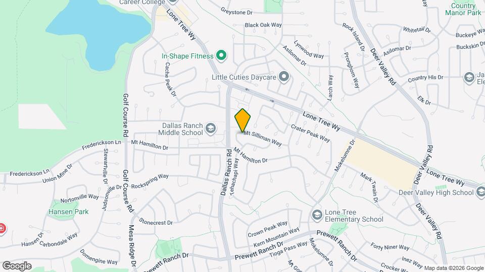 1614 Mt Silliman Way Map and Location Details