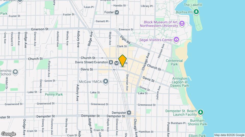 807 Davis St, Unit 1209 Mapa y Detalles de la Ubicación