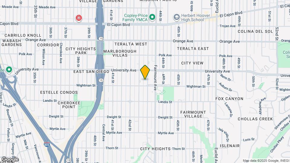 3836 43rd St Map and Location Details