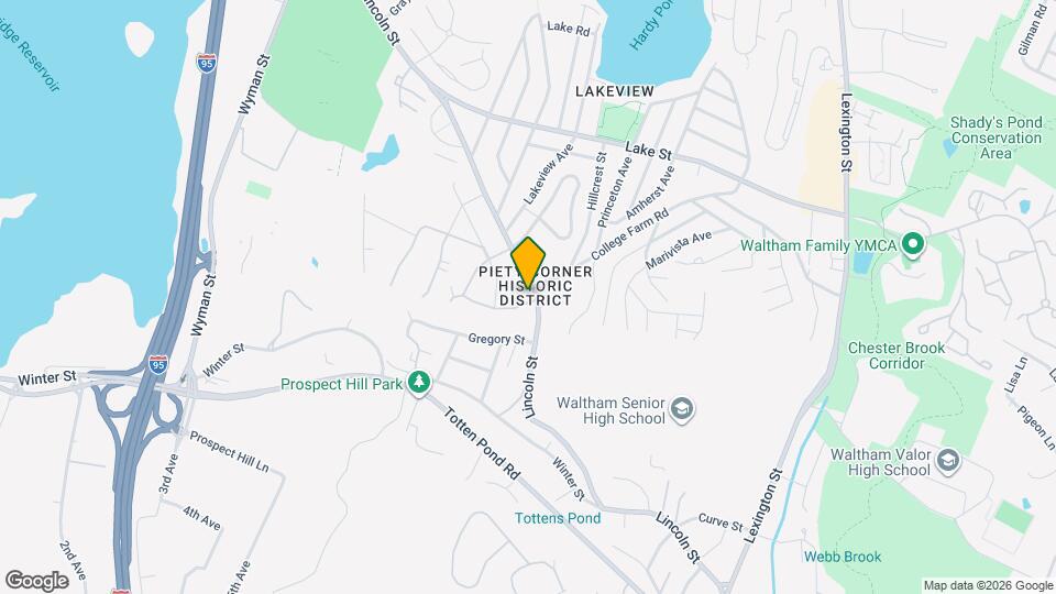 346 Lincoln St Map and Location Details