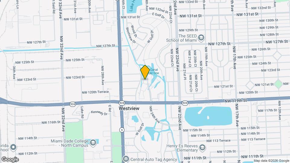 12221 NW 24th Pl Map and Location Details