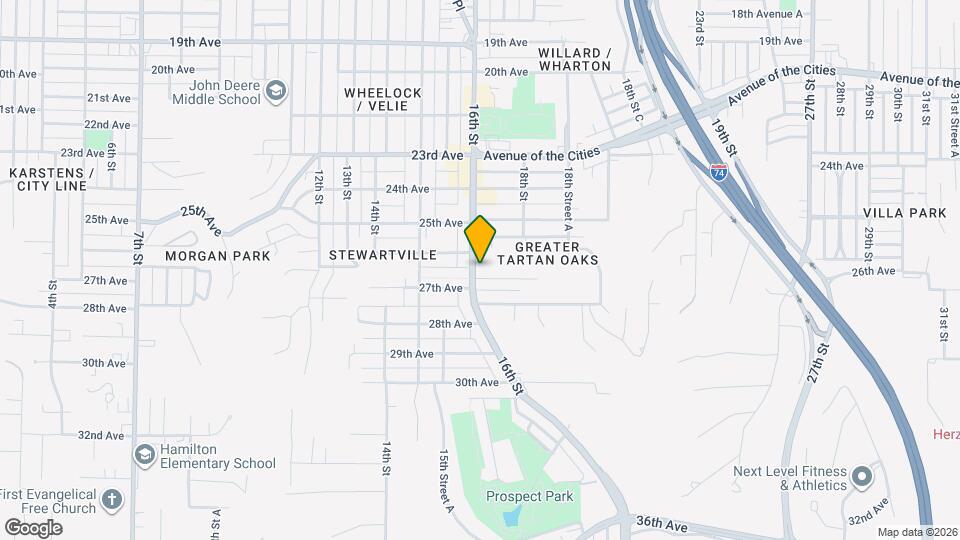 2636 16th St Map and Location Details