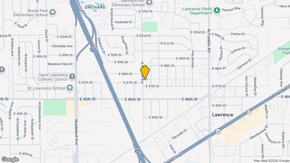 4723 N Richardt Ave Map and Location Details