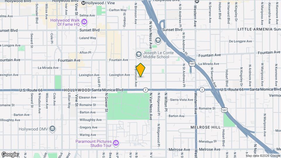 5845 Virginia Ave Mapa y Detalles de la Ubicación