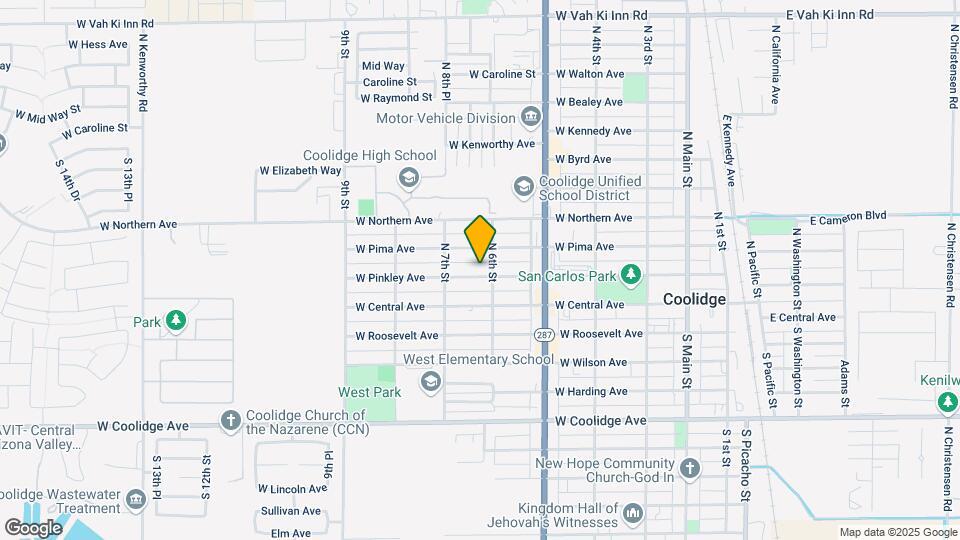 624 W Pinkley Ave Map and Location Details