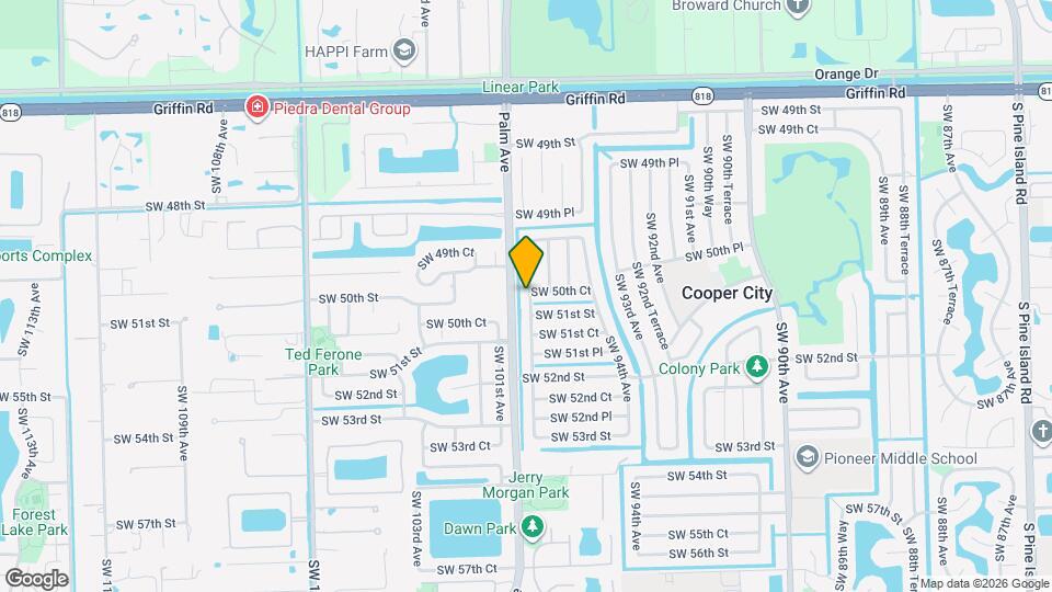 5081 SW 95th Ave Map and Location Details