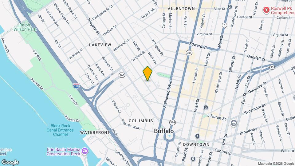 87 Prospect Ave Map and Location Details