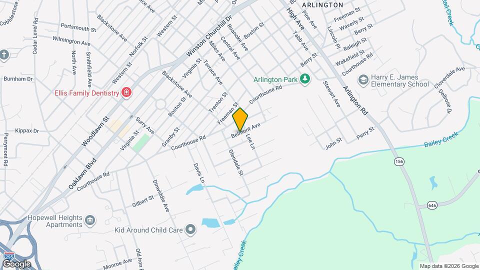 3206 Belmont Ave Map and Location Details