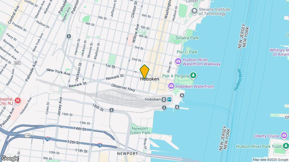 80 Bloomfield St, Unit 4B Map and Location Details