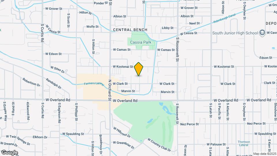 1313 Newell St Map and Location Details