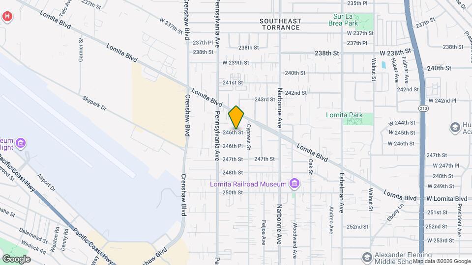 2319 W 246th St Map and Location Details