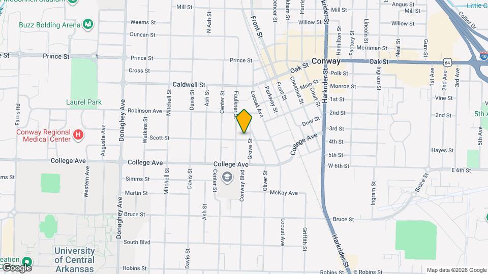 1460 Scott St Map and Location Details