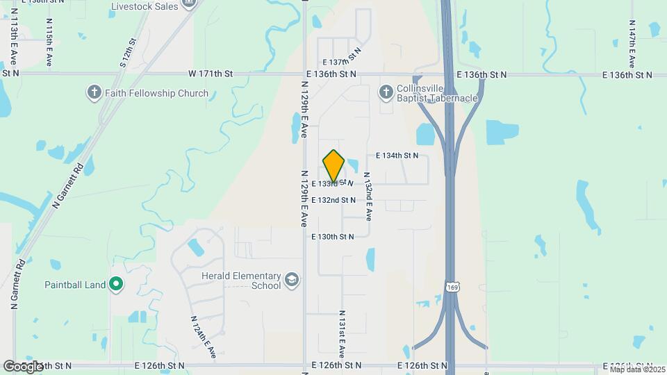 13056 E 133rd St N Map and Location Details