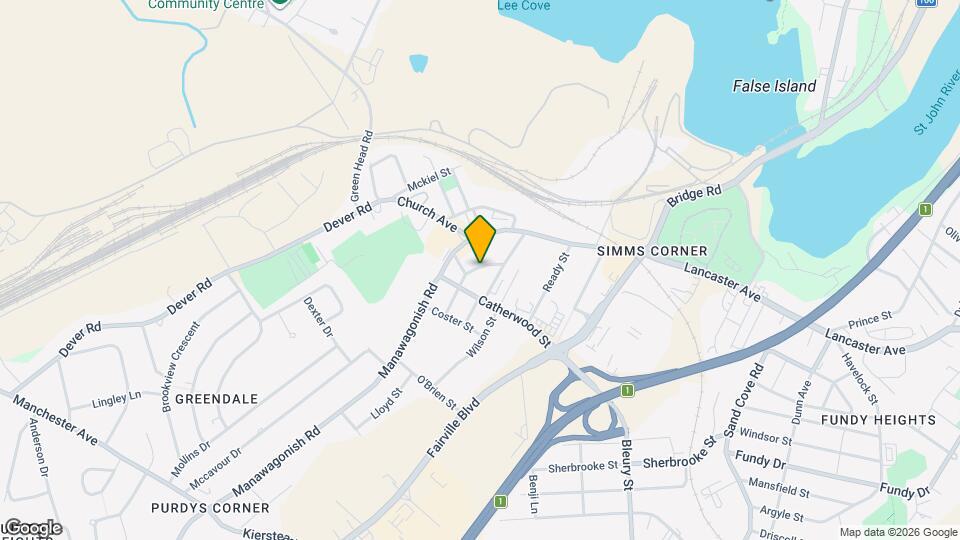 643 George St Map and Location Details