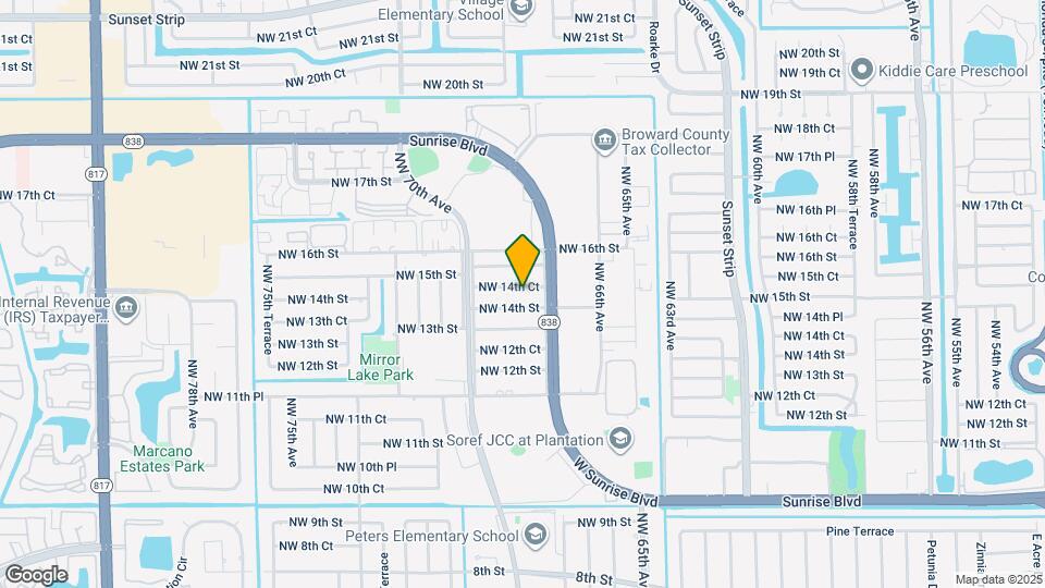 6842 NW 14th Ct Mapa y Detalles de la Ubicación
