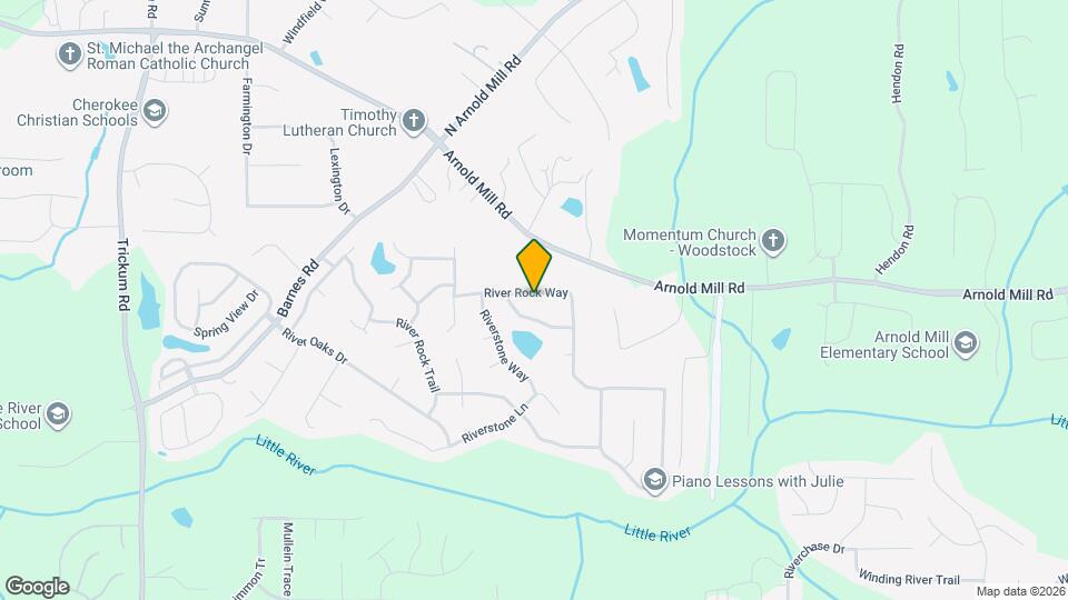 4018 River Rock Way Map and Location Details