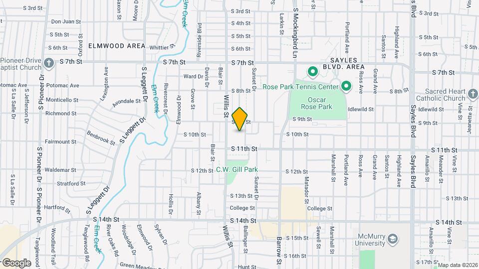 934 Ballinger St Map and Location Details