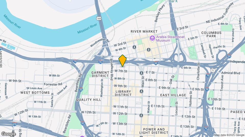 610 Central St Map and Location Details